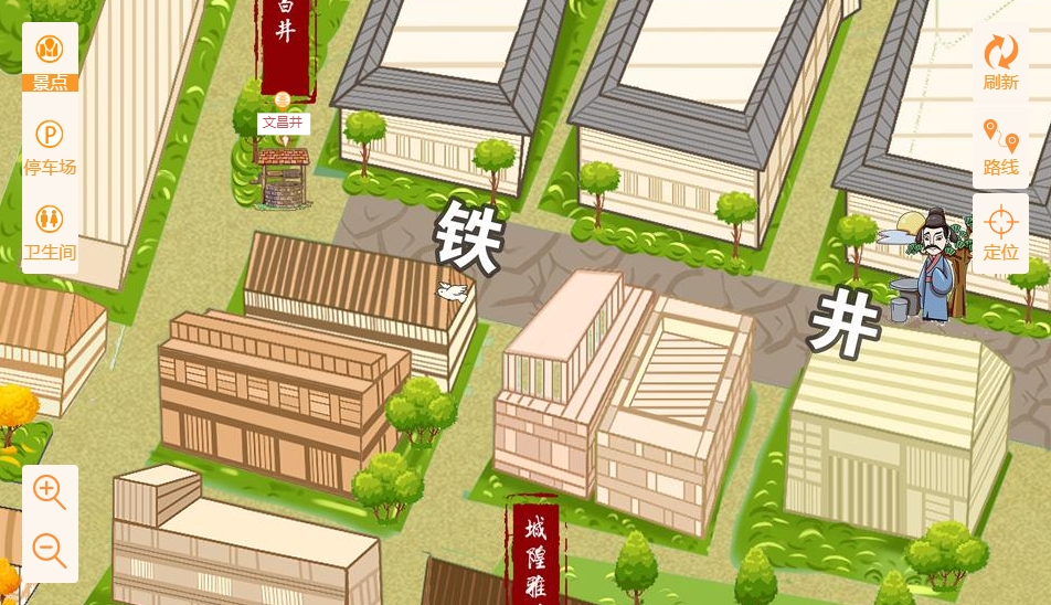 张湾智慧景区：手绘地图与语音导览的完美融合