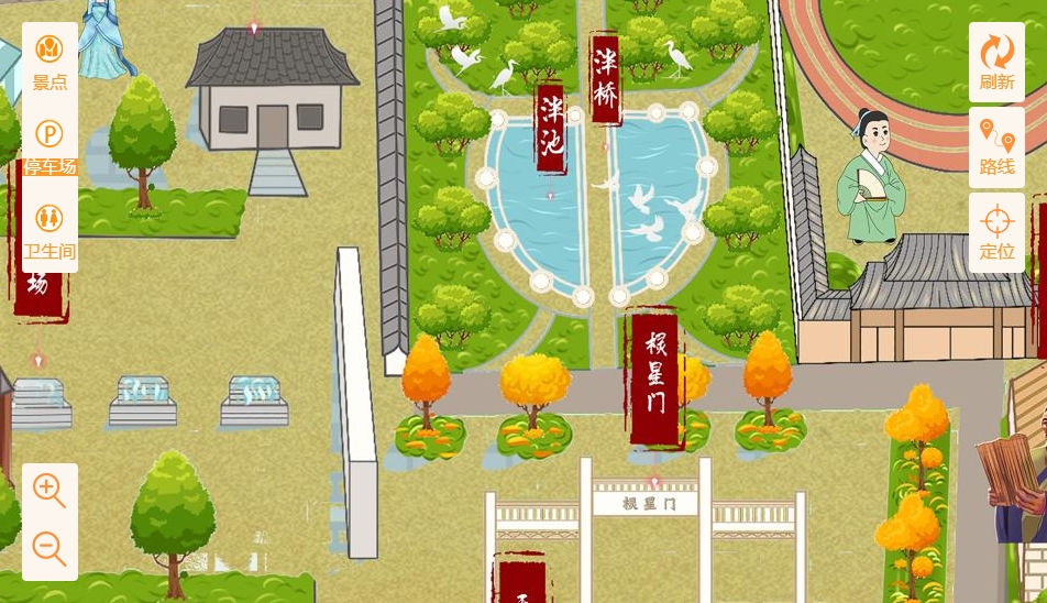 张湾手绘地图景区语音讲解导览系统：智慧景区建设的基石